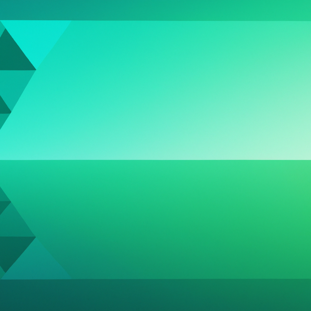 Bandeau abstrait bleu-cyan représentant la technologie et l’apprentissage de la robotique, style low‑poly lumineux, net et propre